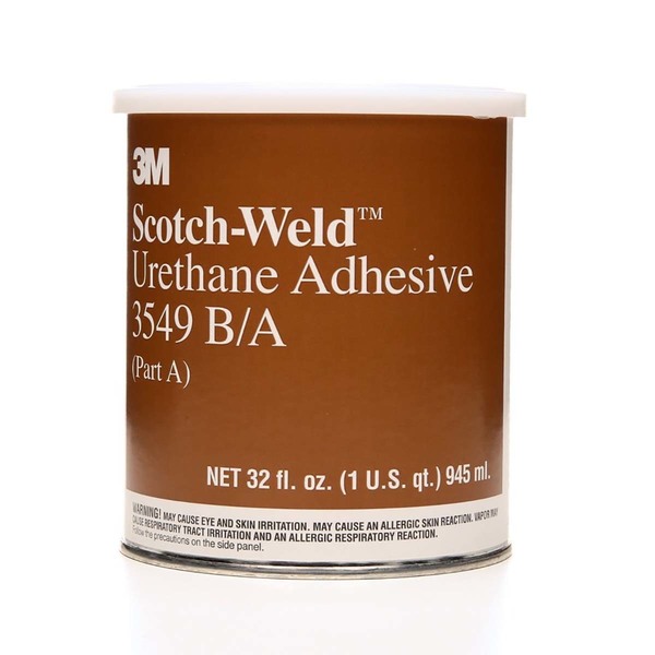 3M Scotch-Weld Urethane Adhesive 3549 Brown Part B/A, Quart kit 62354964017